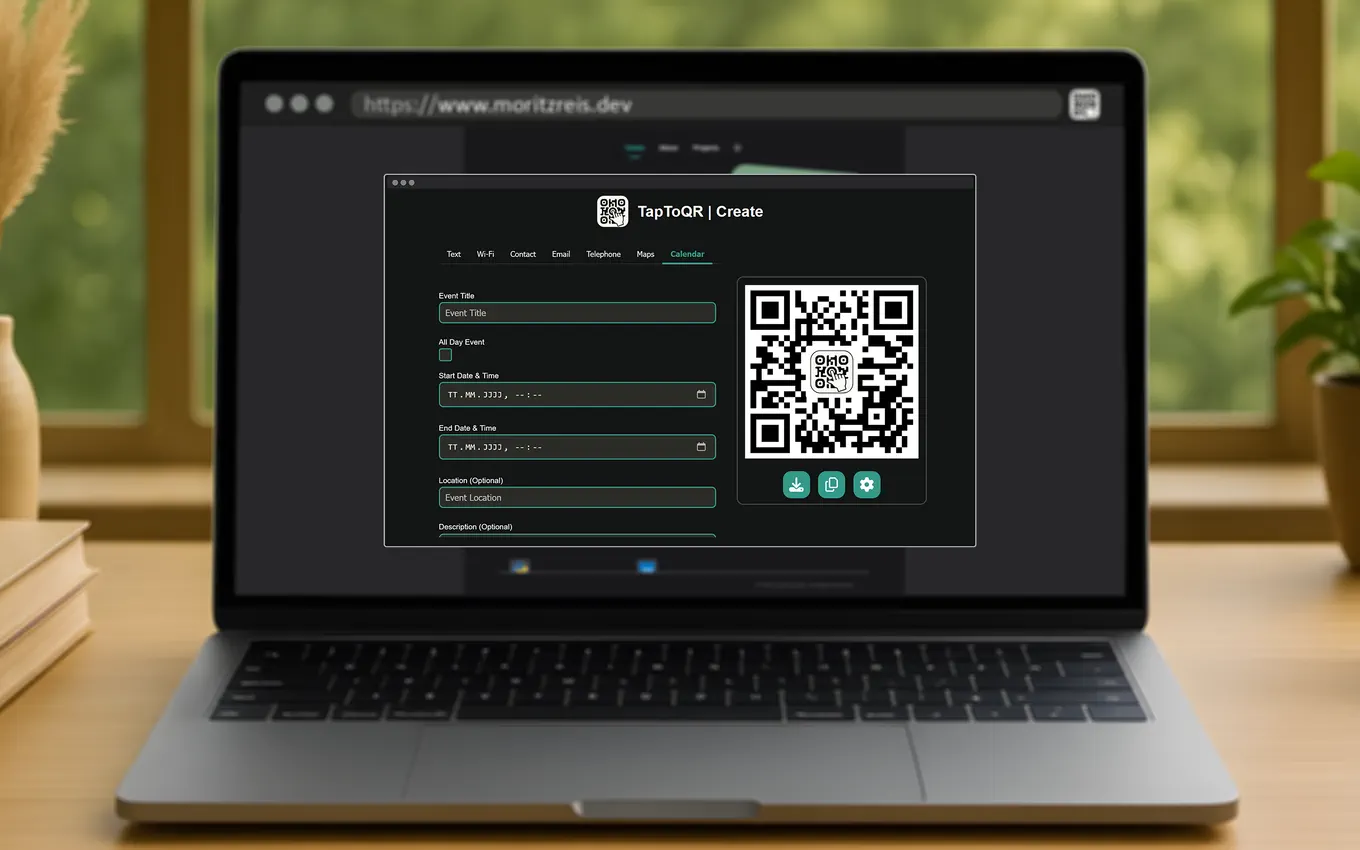 TapToQR custom QR